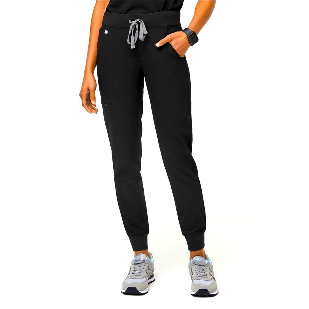 Figs Black Zamora Joggers- small.
